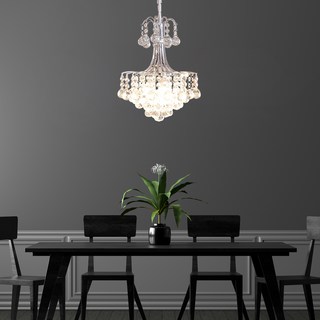 WONHA 室內裝潢吊燈 3燈 New Glory 餐桌燈 E17, 銀色