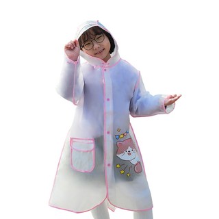 KIZTREE 兒童半透明EVA卡通雨衣 YY-003