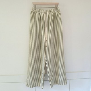 Borimam 細條紋寬版夏季孕婦褲 J816