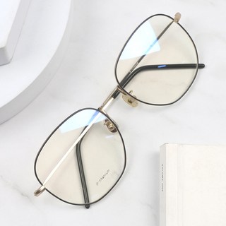 Melakme 多邊形超大尺寸β鈦眼鏡框