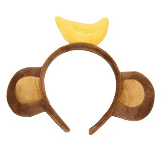 Mii Mii Party 動物派對生日網紅遊樂園運動會髮箍, 1個, 猴子 黑暗