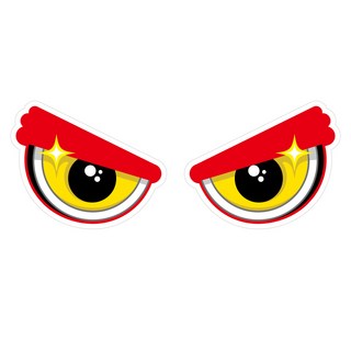 Mungkiwoldeu 維持安全距離反光貼紙 大型彩色老鷹001, 1套, 混色