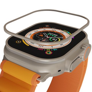 Healing Shield Apple Watch Ultra 鈦合金錶圈保護殼 A15 49mm, 1個, 單色