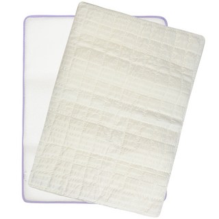 화모 모달 리플 커버 매쉬 유아 쿨매트, 내추럴, 1개