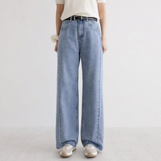 andstyle 女款 長版/基本/短版 完美合身第19彈 修身剪裁丹寧寬褲 264923