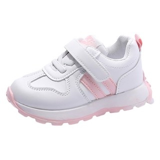 KIZTREE 兒童款Free School魔鬼氈運動鞋 XZ-554 粉色 165