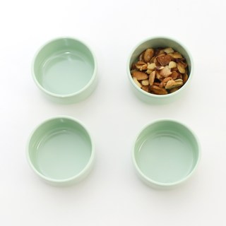 Awakensense 馬卡龍醬料碗, 4個, 酪梨薄荷色