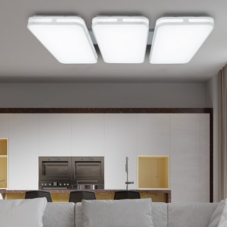 멜리빙 LED 삼성칩 자샤르 거실등 조명 주광색 180W, 화이트