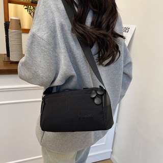 MEICHEL Ellarin 日常休閒斜揹包 11416, 黑色