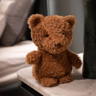 I'CLE 毛茸茸動物角色絨毛玩偶, 20cm, 1個, 小熊