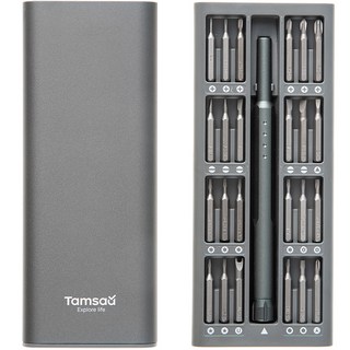 Tamsaa 便攜式螺絲起子組, 24件組, 15.5cm, 1組
