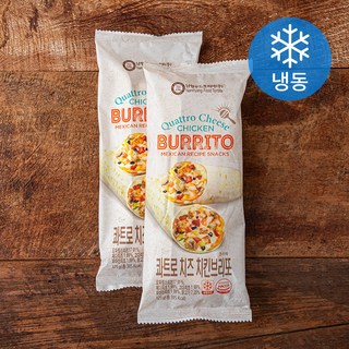 콰트로치즈 치킨 브리또 (냉동), 125g, 1개입, 2개