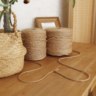 Gaembuji 黃麻繩 4mm, 200m, 棕色, 1個