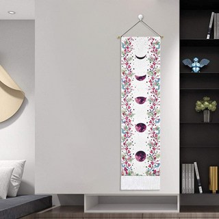 JHCompany 花月卷軸掛毯, 白色