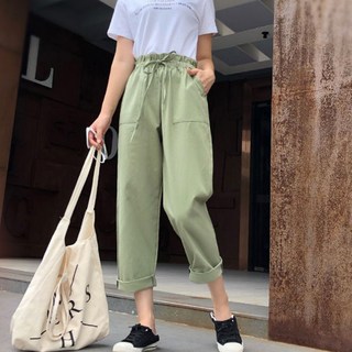 女款 Black101 Hobi 口袋鬆緊帶哈倫長褲 A235WF01237