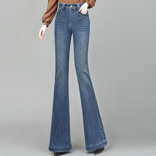 POPLARNC 女款 Black Lad 大尺碼微喇叭褲 P26SPP121903