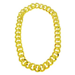 大型金項鍊 金色鍊條, 1個, 金色