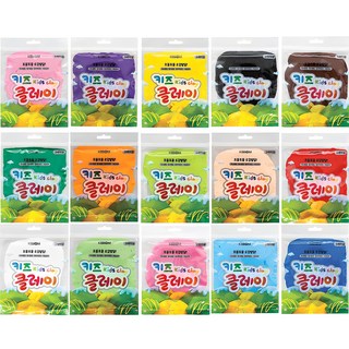 KIBBOOM 兒童黏土 15色套組 50g, 多色, 1組