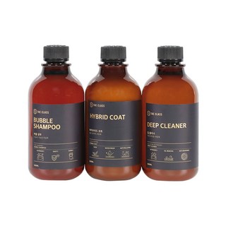 더클래스 카샴푸+세정제+왁스 실속 세차용품 3종 패키지 세트, 1세트