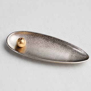 提升生活品質 樹葉造型線香座 香托, 銀色