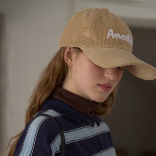 Anoetic 燈芯絨字母棒球帽