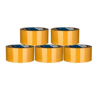 부광테이프 경포장 박스테이프 50m 57mic, 황색, 5개