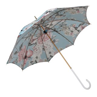 PASOTTI 陽傘 新娘捧花 白色皮革 手動陽傘 PS096D1