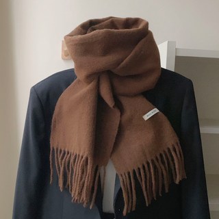 CocoDream Well-made 羊毛混紡針織長版圍巾 YN-07