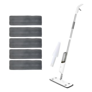 MYNEW MYNEW 噴霧拖把 + 超細纖維專用拖布 5片, 1組