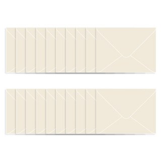 MONOLIKE 粉彩迷你信封 - 奶油色 20入, 20個, 06霜