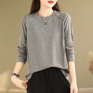 포플러앤씨 여성용 보니라드 긴팔 티셔츠 P26SPT120407