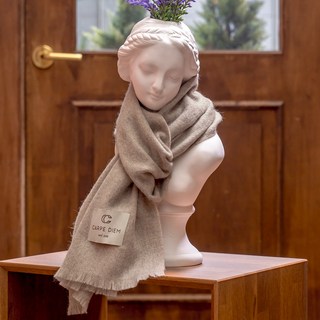 carpediem 小純色羊毛圍巾
