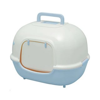 IRIS OHYAMA 愛麗思歐雅瑪 WNT除臭貓便盆, 青色, 1個