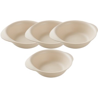 Attihome All the Plate 圓形碗 4入組, 米色, 1套