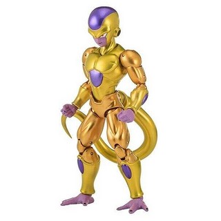 萬代 七龍珠可動公仔 黃金弗利沙,經典動漫角色,可替換手部配件, 1入