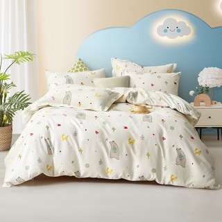 J-bedtime 床寢時光 舒柔棉兩用被床包組 台灣製 SW6915L-H