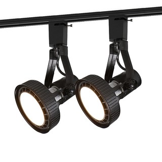 KDT 등기구 레일등 PAR30, 블랙, 2개