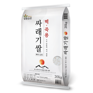 떡을 만드는 알뜰습관 떡죽용으로 만들어 먹기 편한 싸래기쌀, 20kg, 1개, 등 외