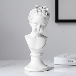 JHCompany 北歐少女石膏擺飾 A, 單一顏色