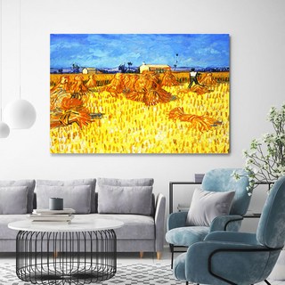 Baek & Art 文森·梵谷作品畫 帆布畫框 8 普羅旺斯的豐收