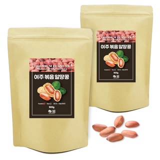 Nuts Factory 驪州炒花生, 500g, 2個