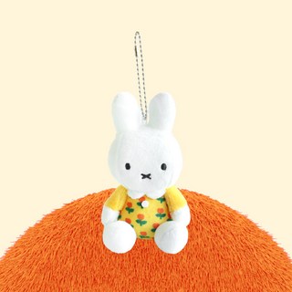 米菲家族 花朵圖案 米菲 鑰匙圈娃娃, 單一顏色, 8cm, 1個