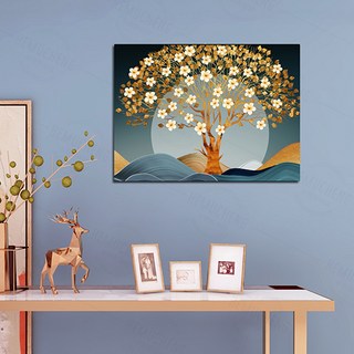 Señor Kim北歐風室內魔鬼氈電表箱遮擋, 木頭