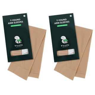 T YOUND 抗UV涼感袖套, 2個, 21號