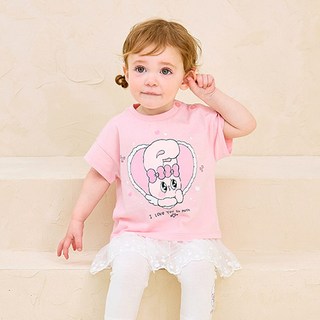 milkmile 女童Esther Bunny莎啦啦蕾絲T恤
