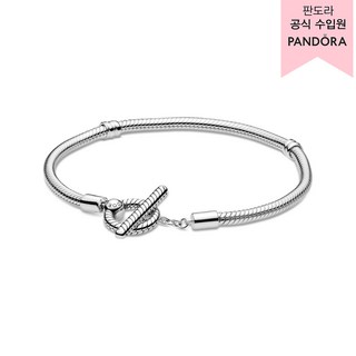 Pandora 女款 Moments T字扣蛇骨鏈手鍊