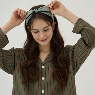 DOSSY 情侶款絲綢感奧利佛長袖睡衣套裝 D-3685