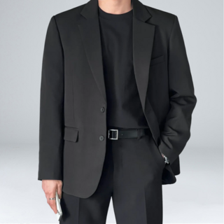 EV CLOSET Leehwang FNC 男士大尺碼寬鬆版型單排扣西裝外套 6086-1