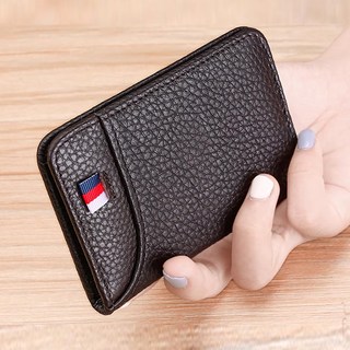 Elsso 男士輕薄小巧駕照名片多口袋輕量卡夾