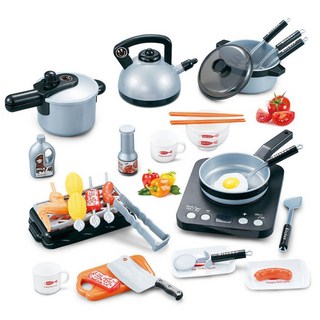 PLAYFUL TOYS 頑玩具 仿真廚具組, 灰色, 1套